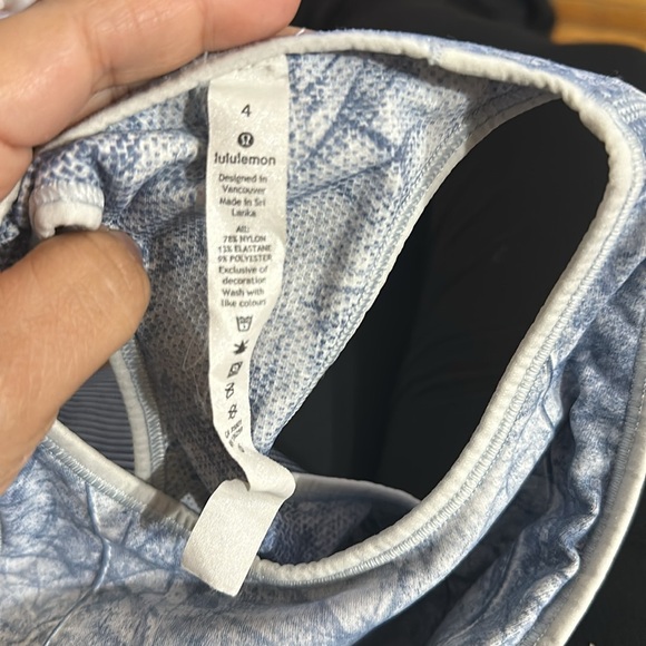 lululemon | Ebb to Train Bra *Wash White / Black / Luna 4 - Picture 6 of 7